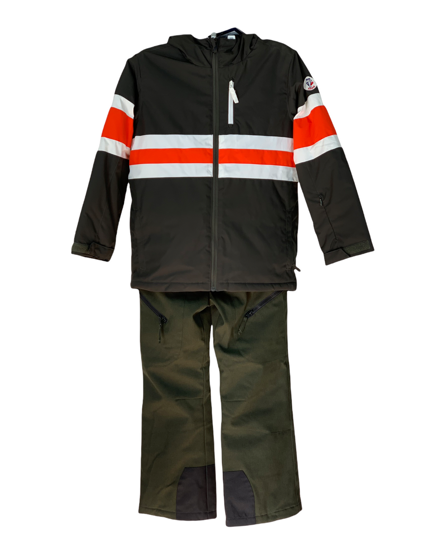 Ensemble ski Fusalp kaki 10 ans garçon