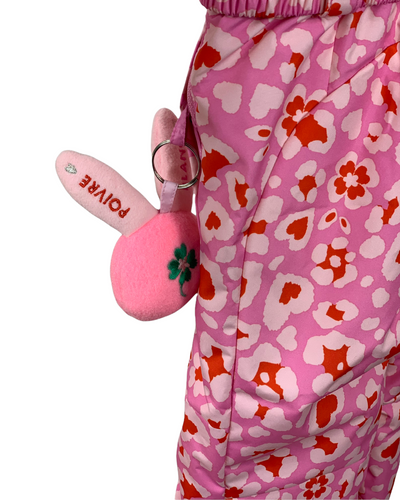 Combinaison rose motifs ski Poivre Blanc 2 ans