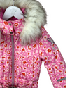 Combinaison rose motifs ski Poivre Blanc 2 ans