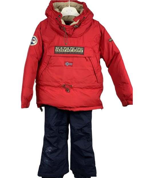 Ensemble ski Napapijri rouge/marine 6 ans