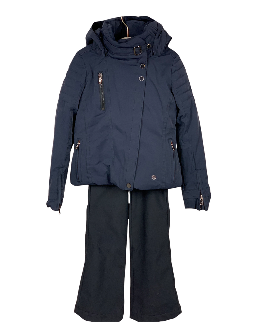 Ensemble ski Poivre Blanc marine/noir 8 ans