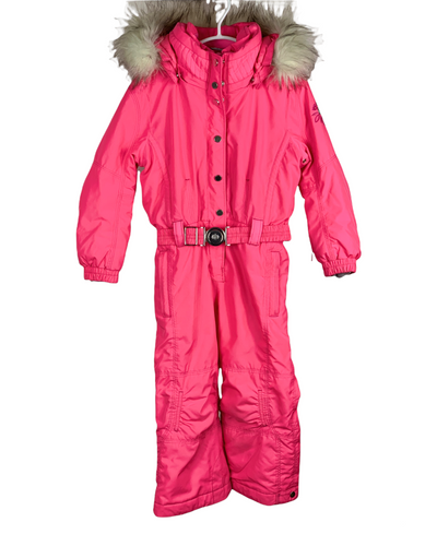 Combinaison ski fushia Poivre Blanc 4 ans