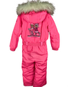 Combinaison ski fushia Poivre Blanc 4 ans