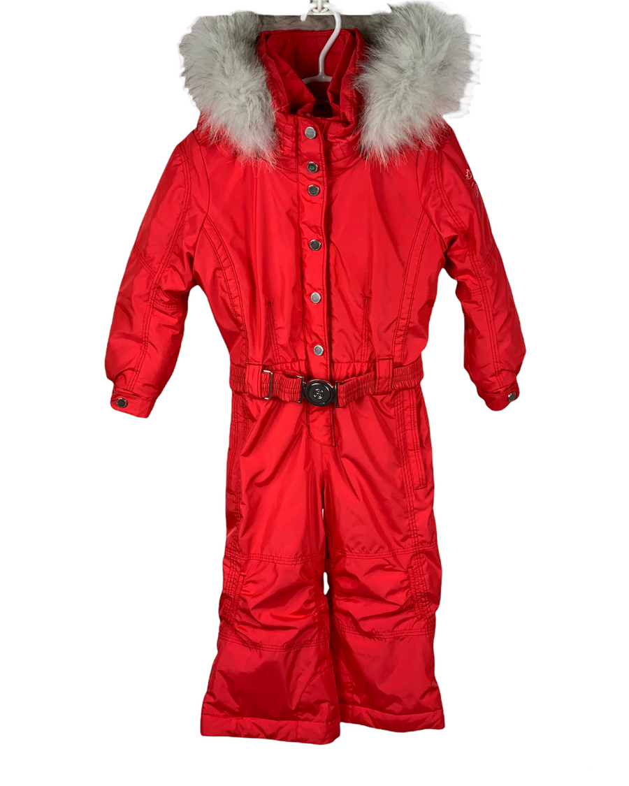 Combinaison rouge ski Poivre Blanc 2 ans