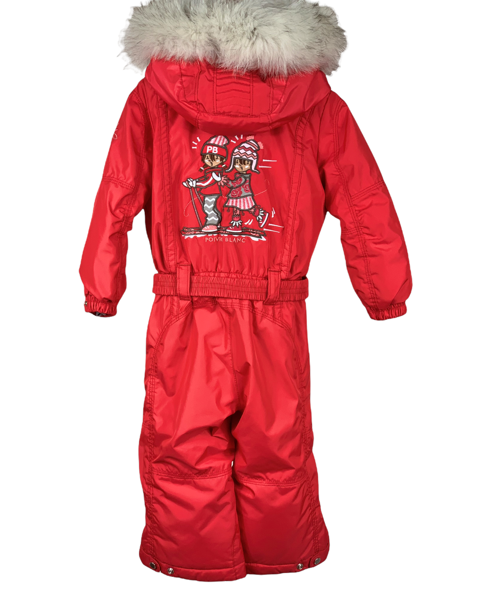 Combinaison rouge ski Poivre Blanc 2 ans