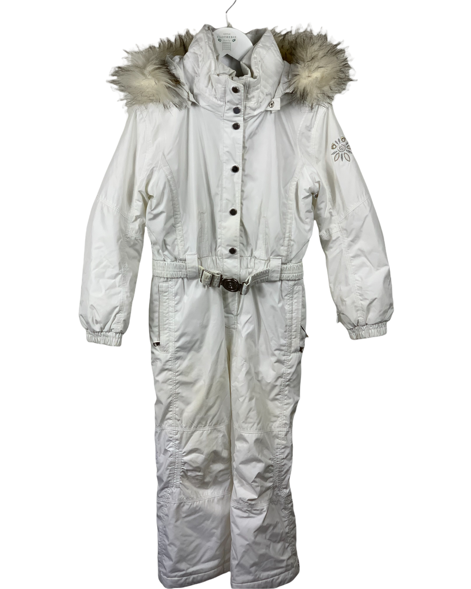 Combinaison sales ski blanche