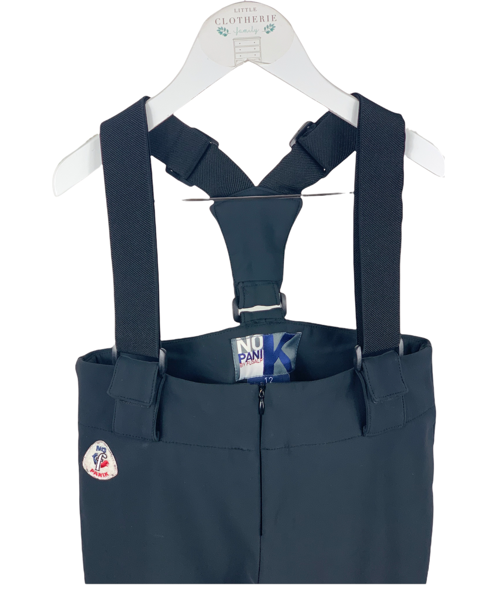 Salopette ski noire Fusalp No panik 12 ans