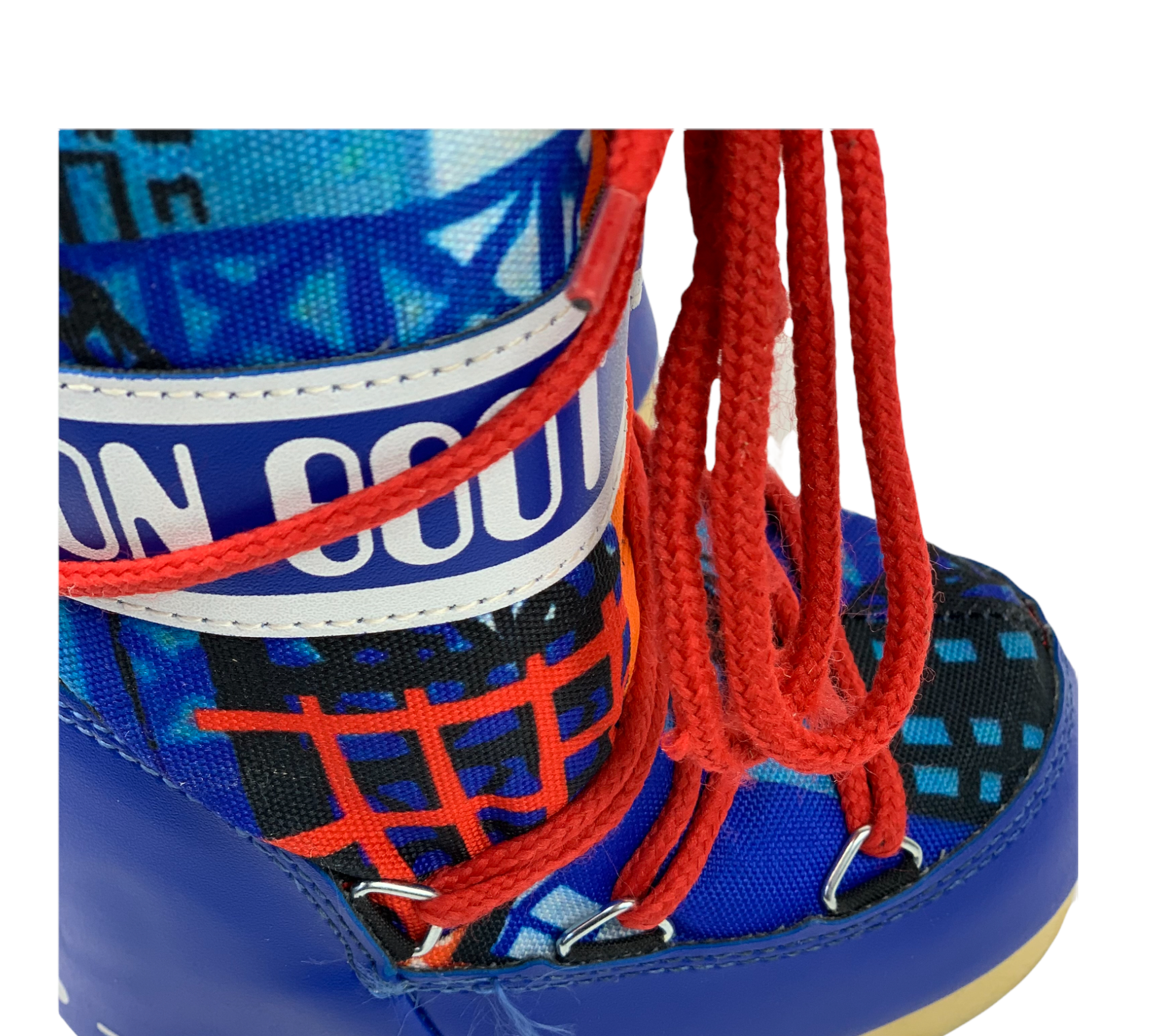 Moonboots bleu roi et rouge  23-26