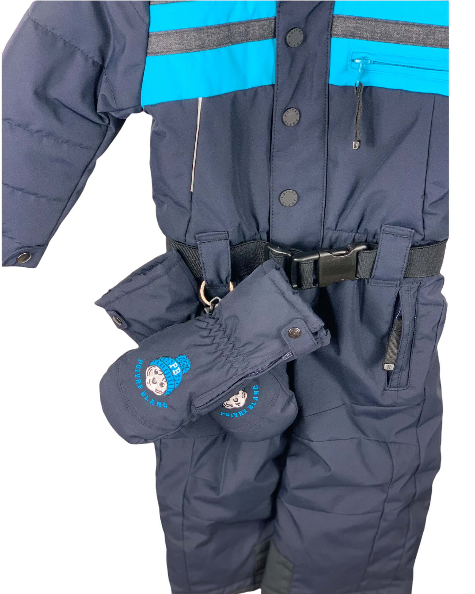Combinaison de ski POIVRE BLANC W21-1030 BBGL/A Bleu marine BB Fille