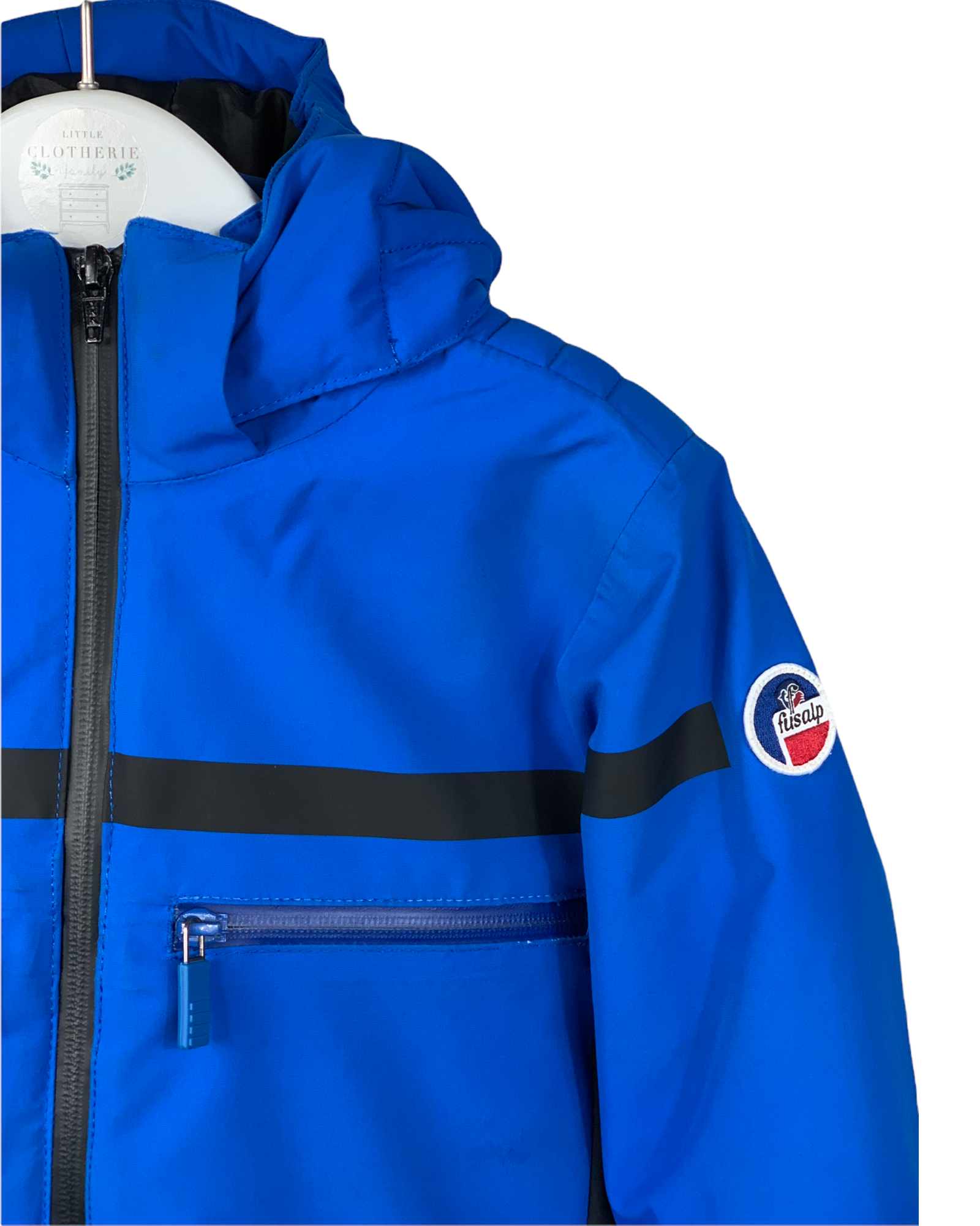 Veste ski bleu roi Fusalp 10 ans garçon