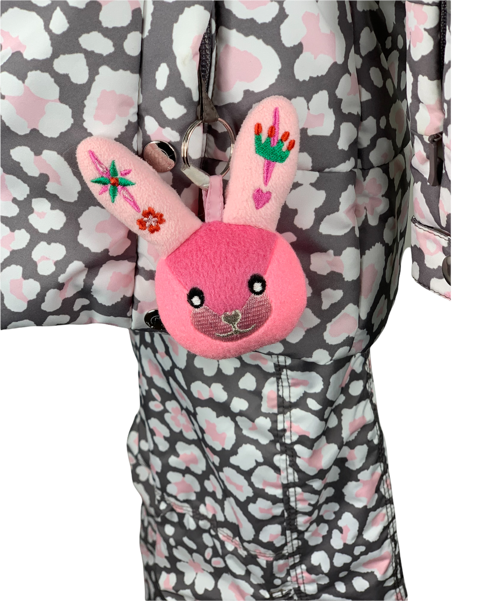 Ensemble ski Poivre Blanc gris/rose 6 ans