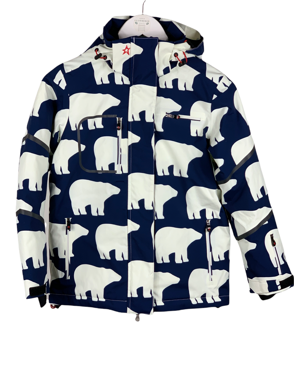 Kappa vacone JKT Veste, Enfants, 304IR00, Bleu Marine/Blanc, 8Y Kappa vacone JKT Veste, Enfants, 304IR00, Bleu Marine/Blanc, 8Y