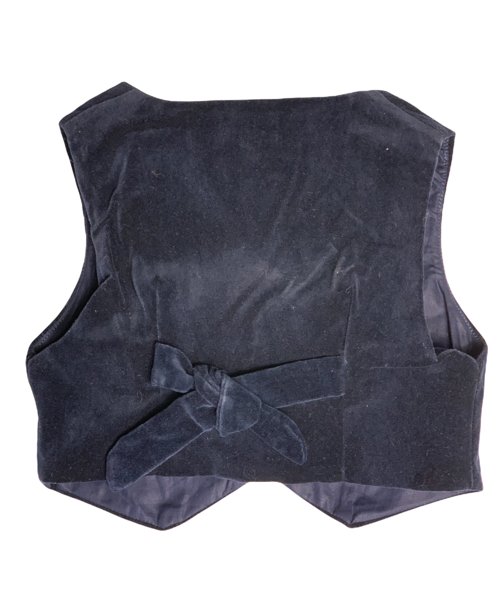 Gilet de Cérémonie Garçon velours marine KIDIWI 18 mois