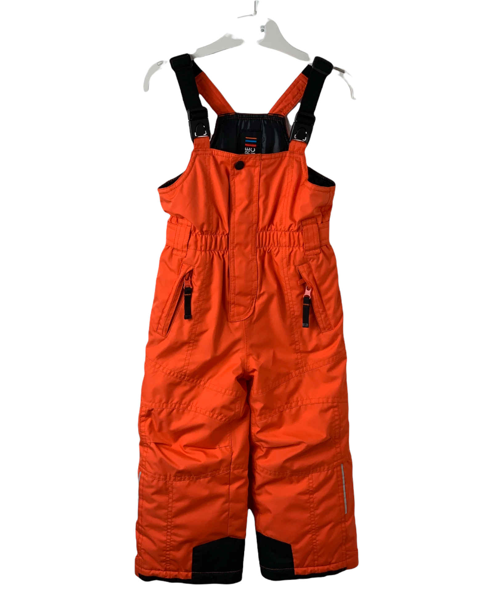 Salopette Poivre Blanc orange  4 ans