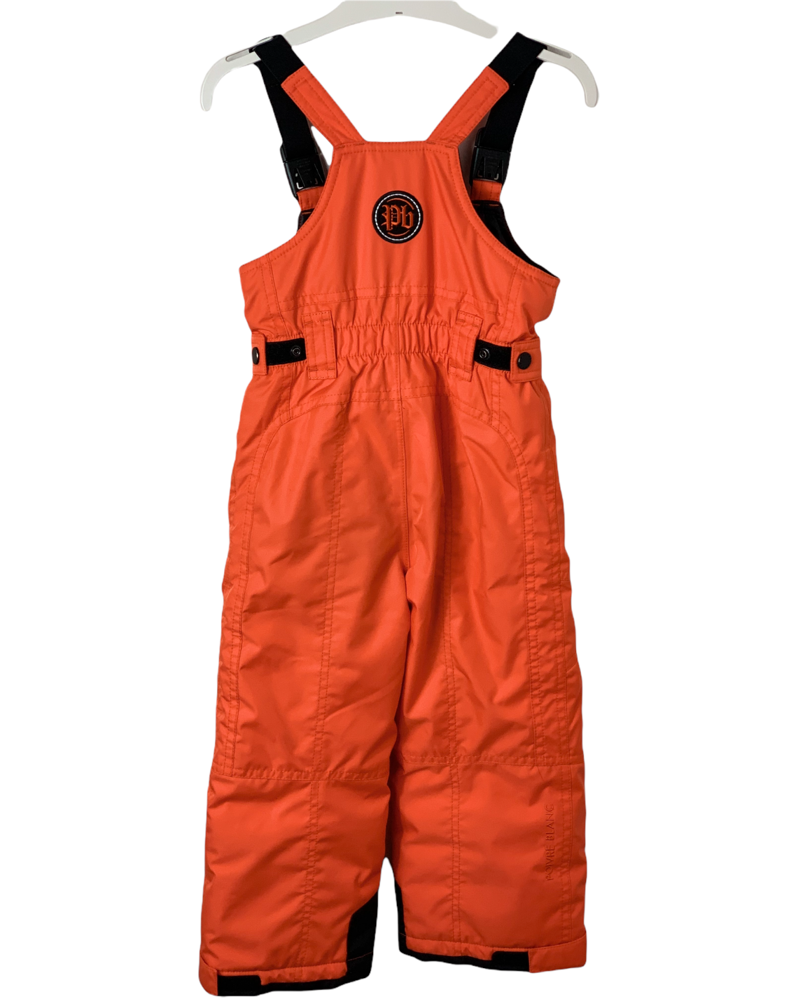 Salopette Poivre Blanc orange  4 ans