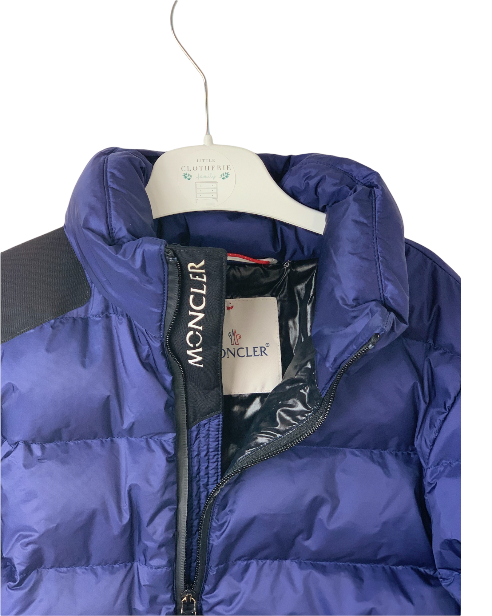 Veste ski Moncler bleu 12 ans