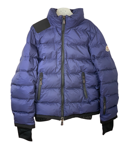 Veste ski Moncler bleu 12 ans