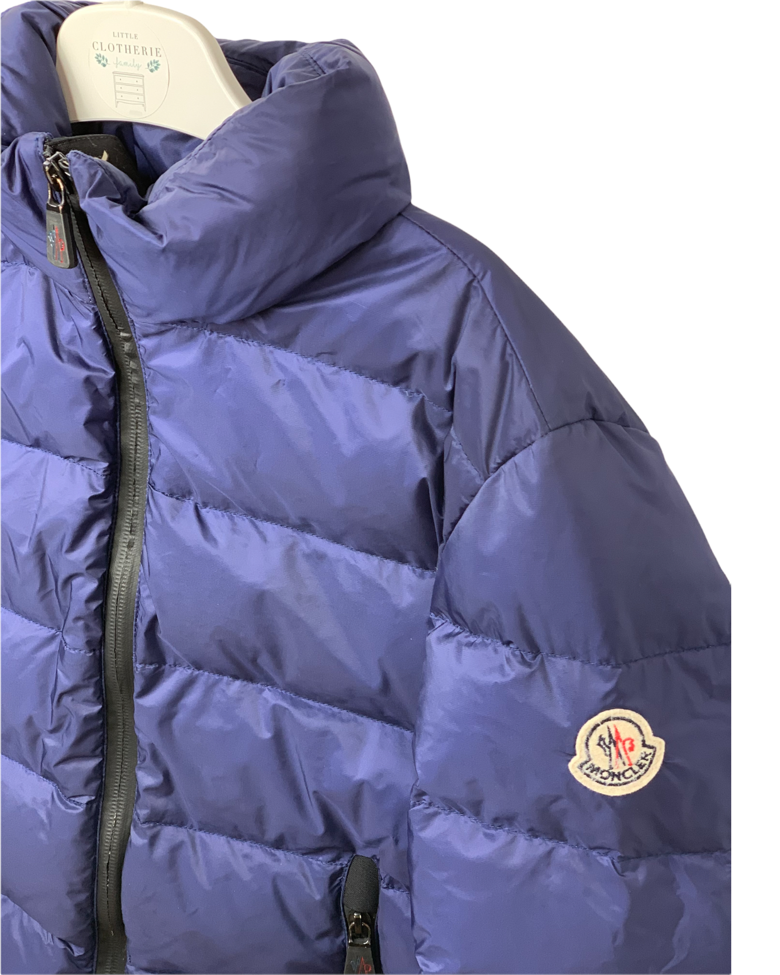 Veste ski Moncler bleu 12 ans