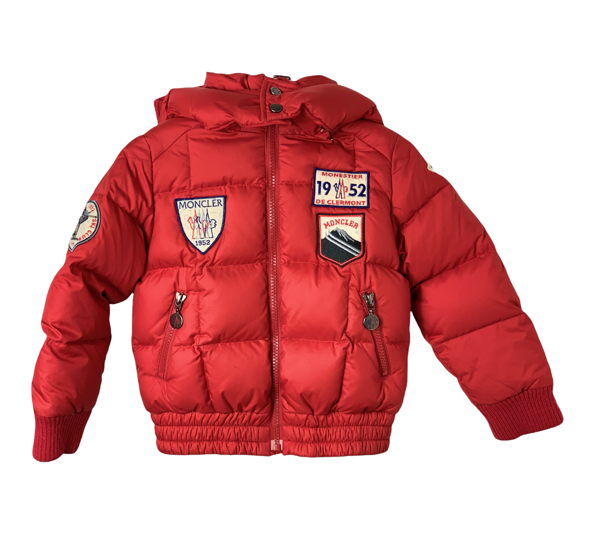 Veste ski Moncler rouge 3 ans Little.Clotherie.Family