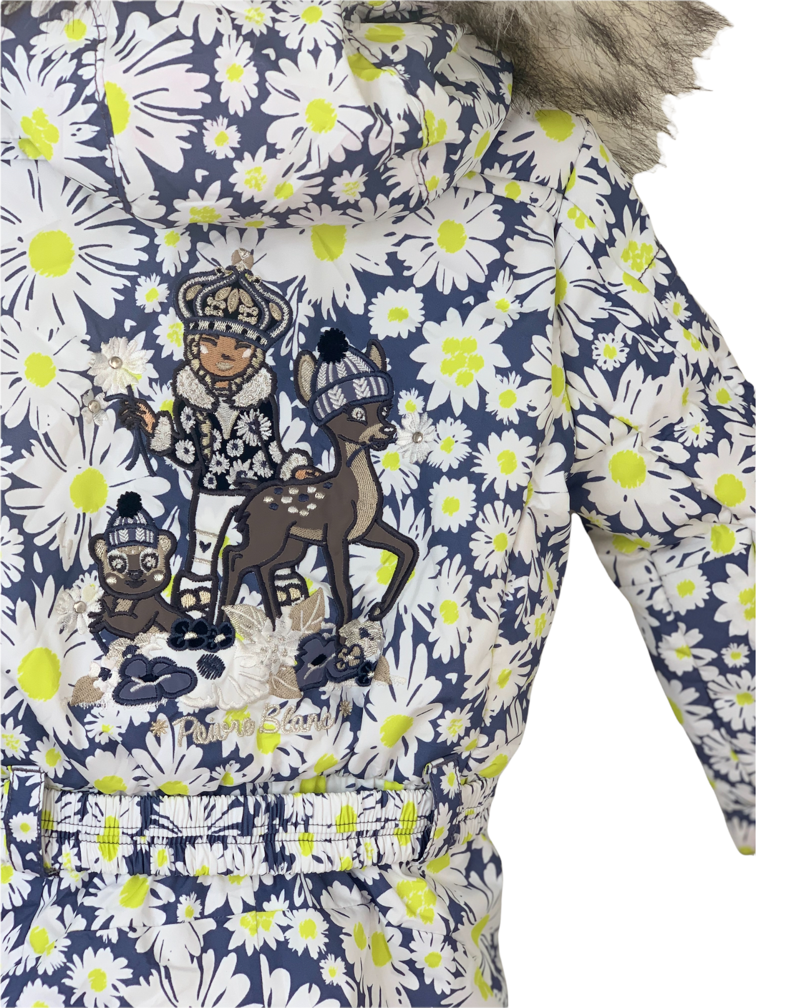 Combinaison marguerites ski Poivre Blanc 2 ans