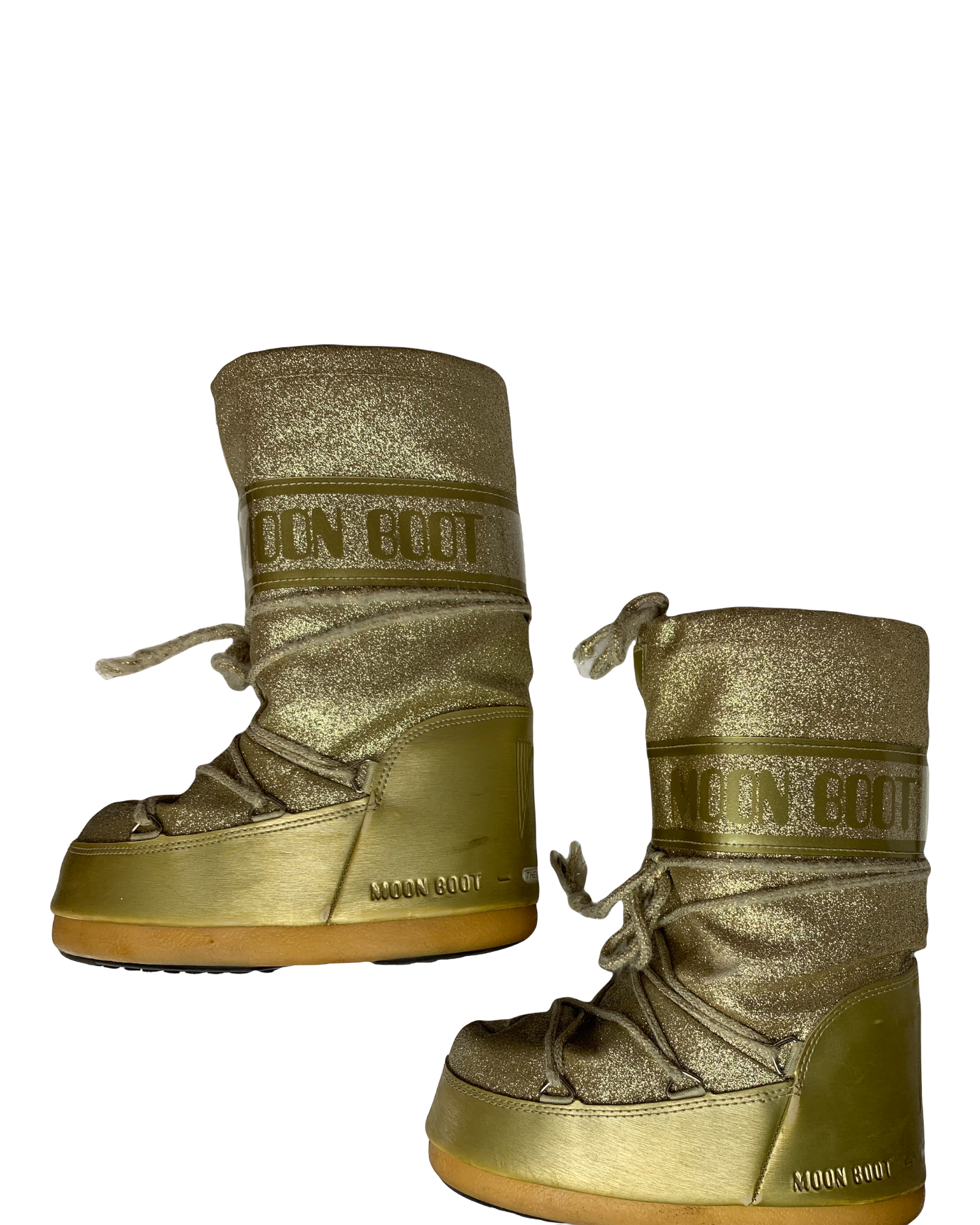 Moonboots Glitter doré 31-34