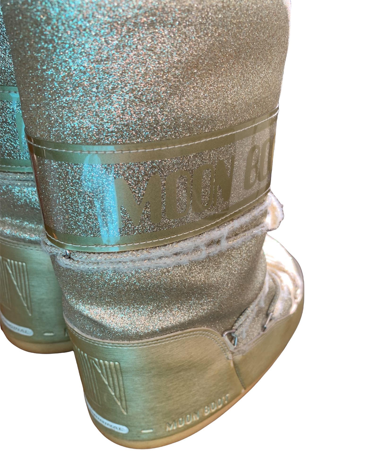 Moonboots Glitter doré 31-34