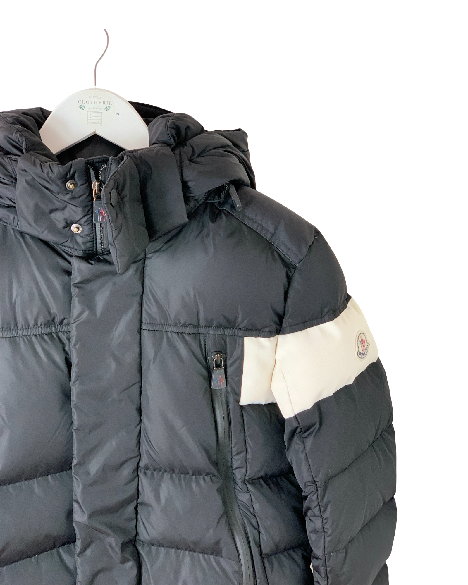 Veste ski Moncler noire 14 ans Little.Clotherie.Family