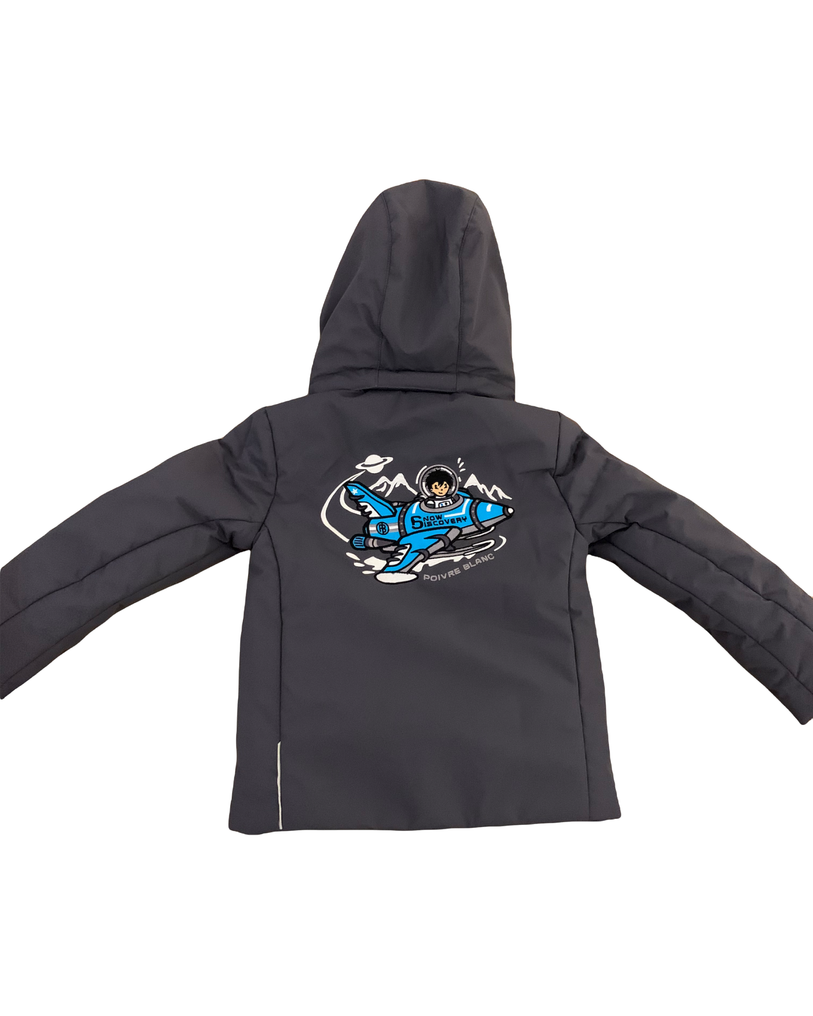 Veste ski Poivre Blanc grise 7 ans