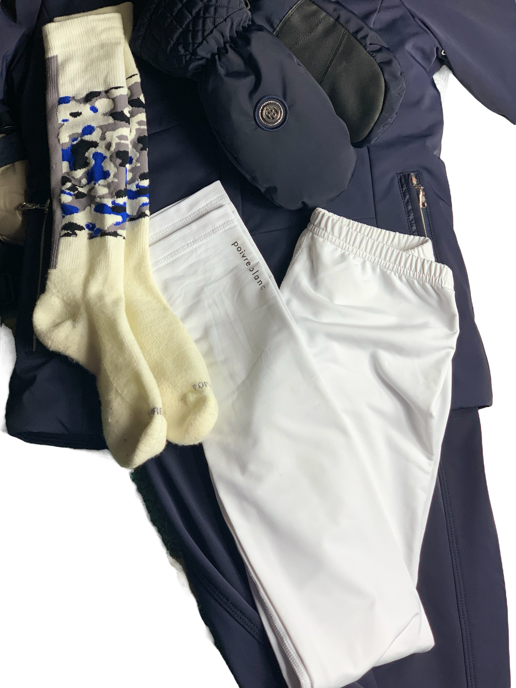 Ensemble ski fille Poivre Blanc marine 12 ans