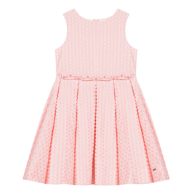 Robe Tartine et Chocolat rose nude jacquard 10 ans