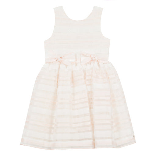 Robe Tartine et Chocolat craie à rayures roses 2 ans