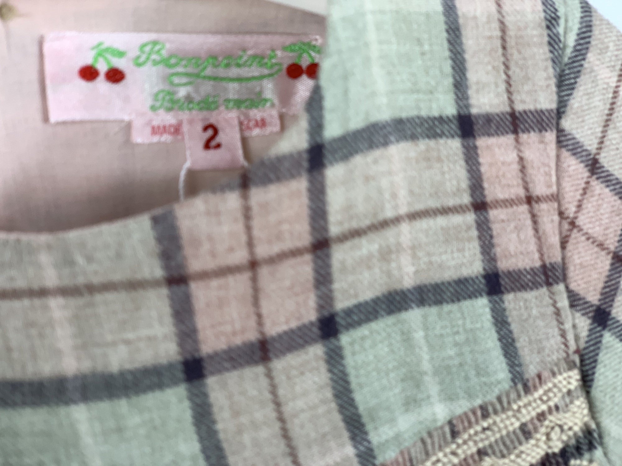 Robe Bonpoint à smocks 2 ans