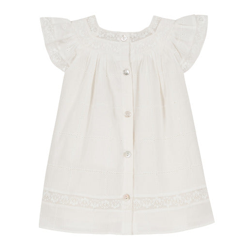 Robe Tartine et Chocolat fluide craie 6 mois