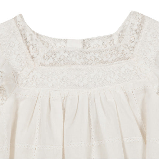 Robe Tartine et Chocolat fluide craie 4 ans