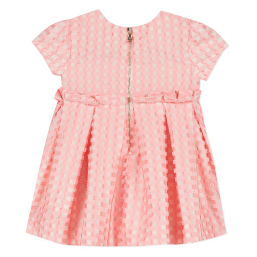Robe Tartine et Chocolat rose nude jacquard 4 ans