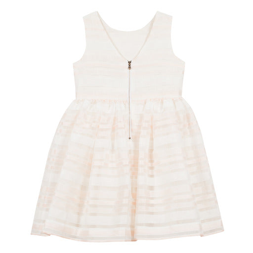 Robe Tartine et Chocolat rose craie rayures roses 4 ans