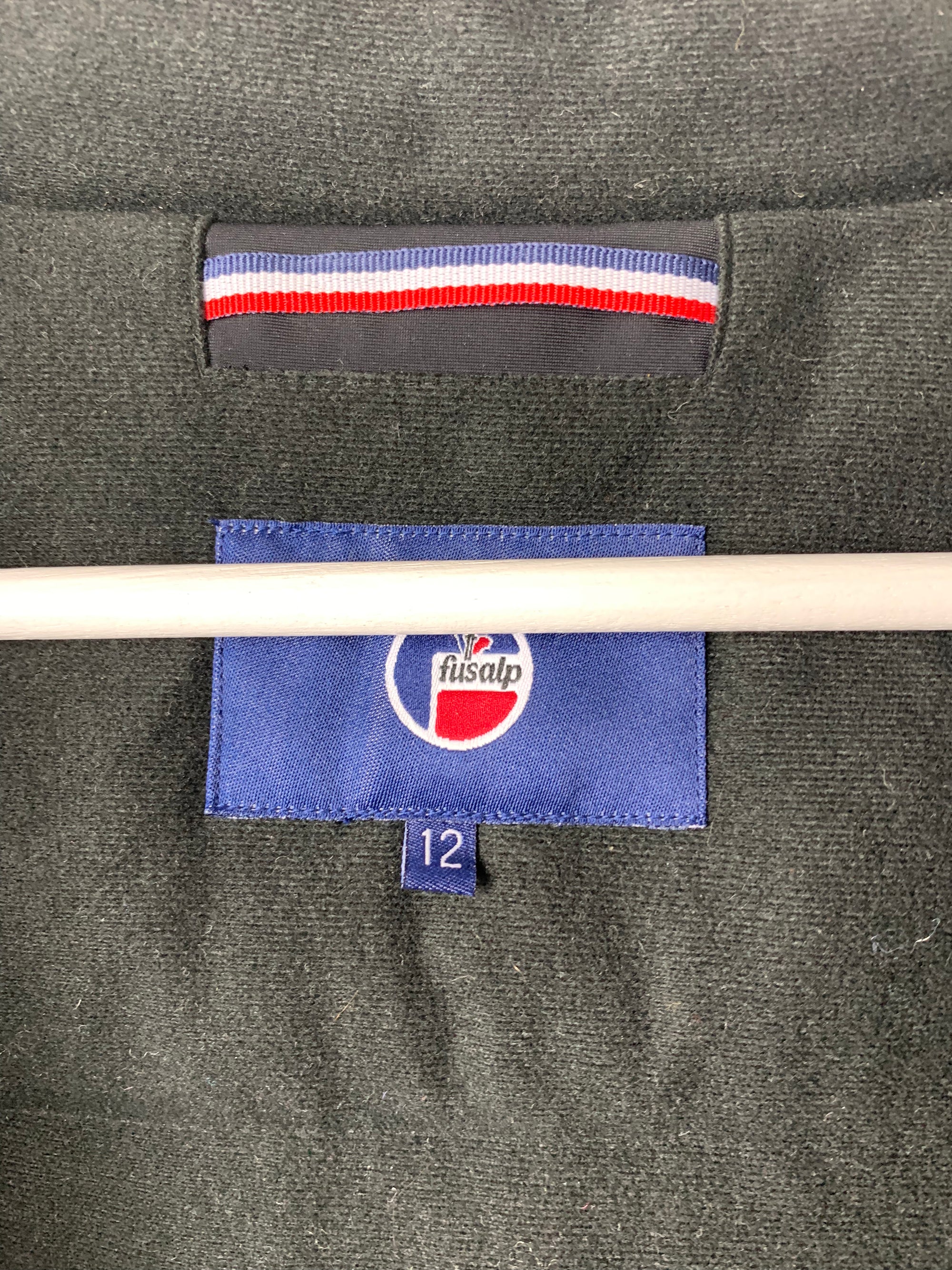 Veste ski noire mixte Fusalp 12 ans