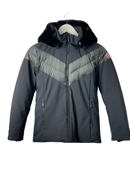 Veste ski noire mixte Fusalp 12 ans