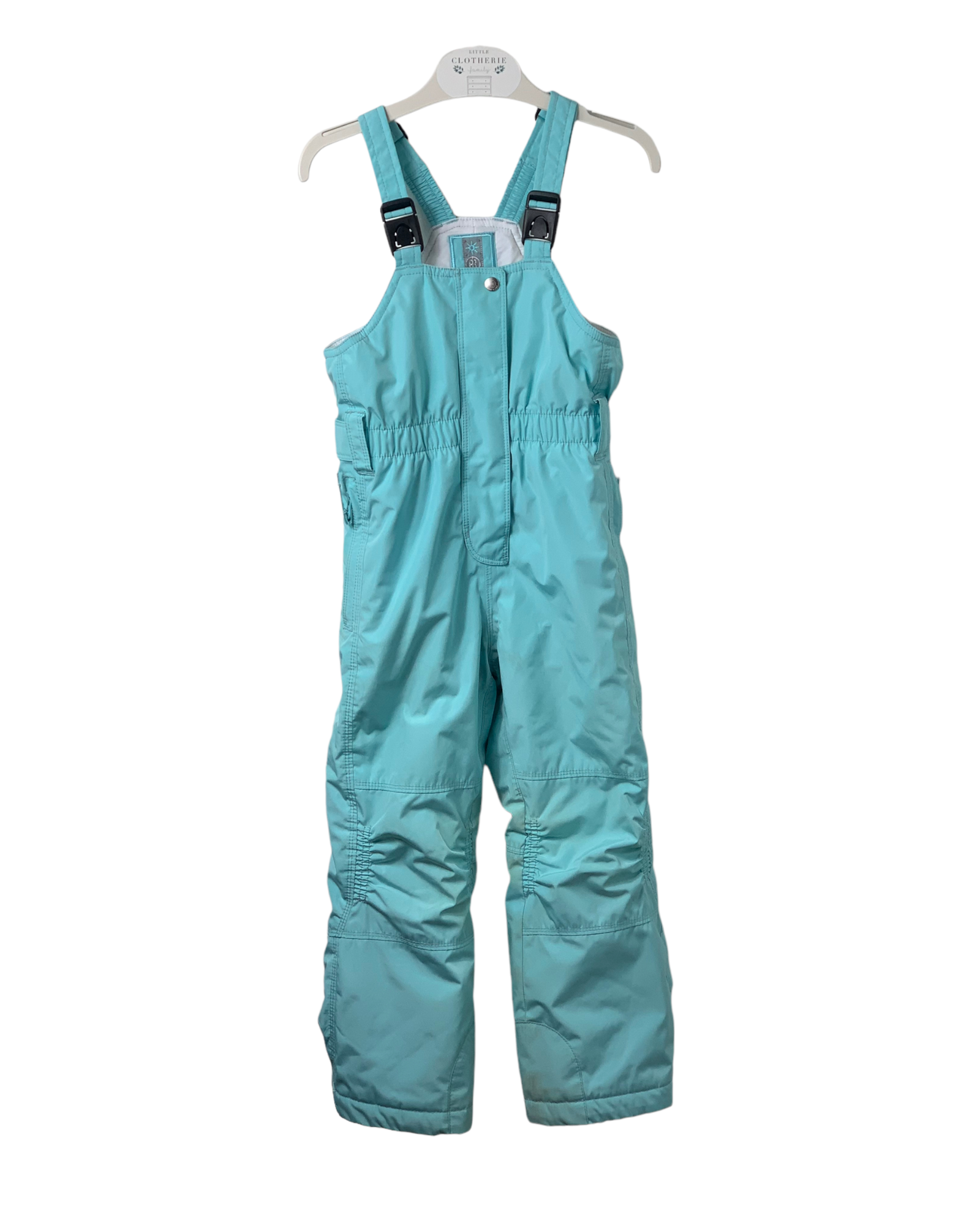 Ensemble ski Poivre Blanc bleu ciel turquoise 6 ans