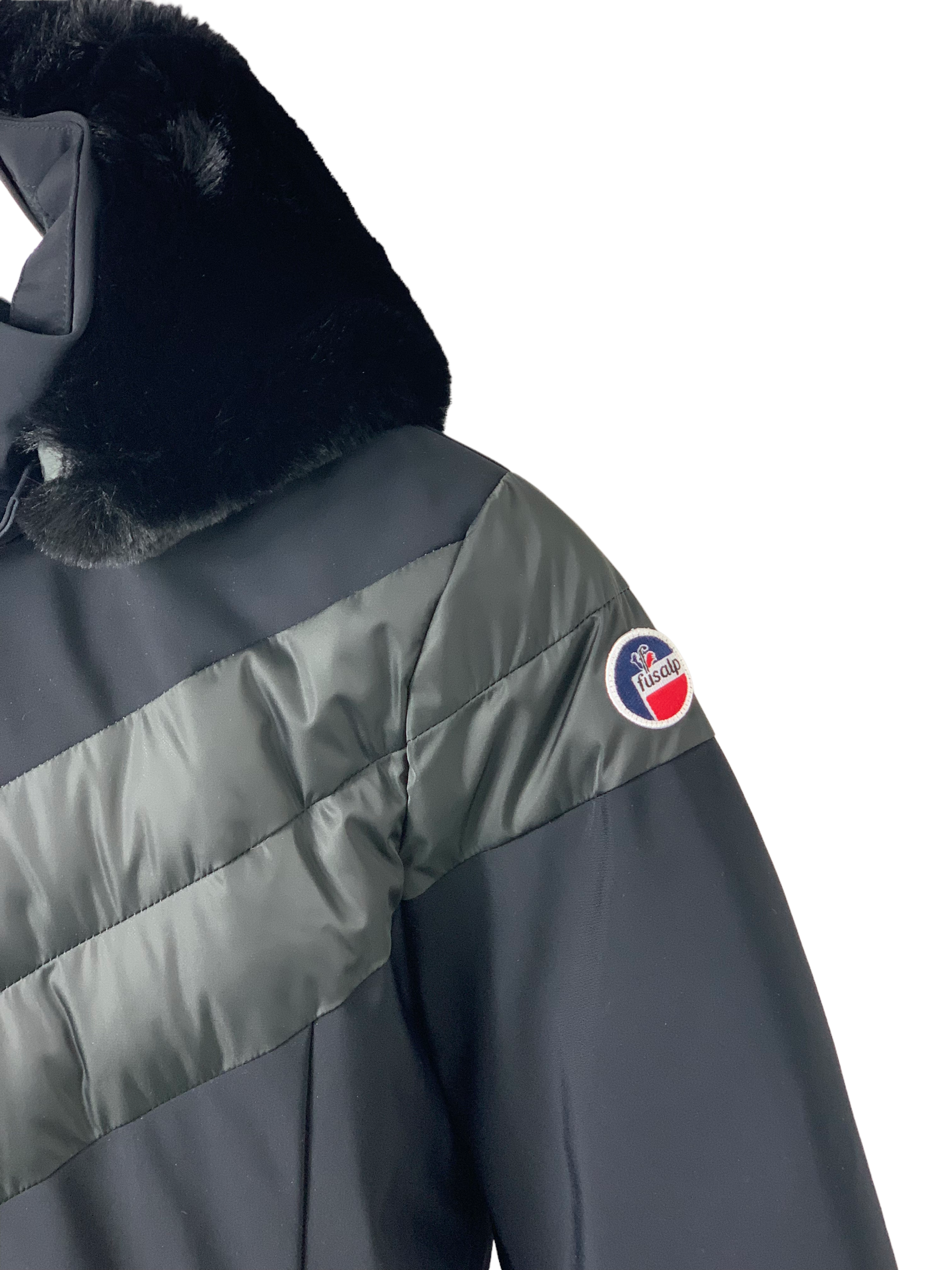 Veste ski noire mixte Fusalp 12 ans