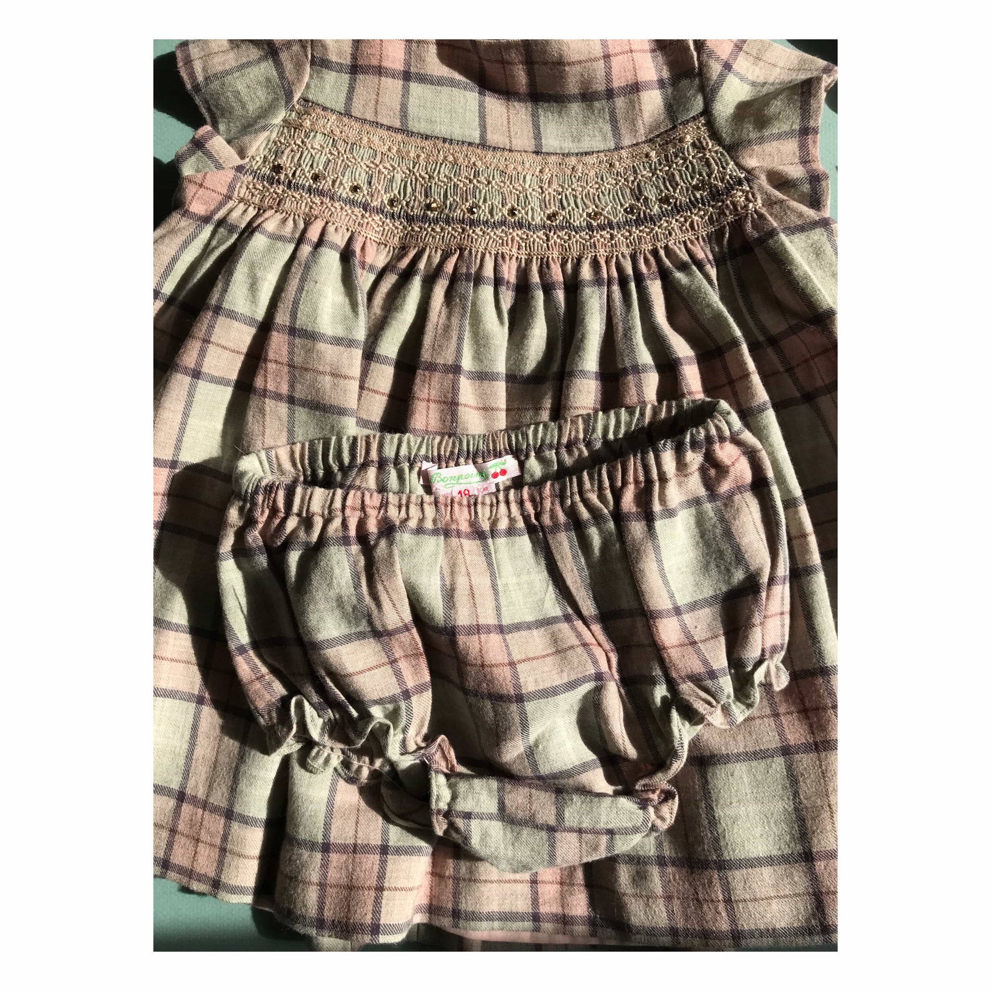 Robe Bonpoint à smocks 18 mois